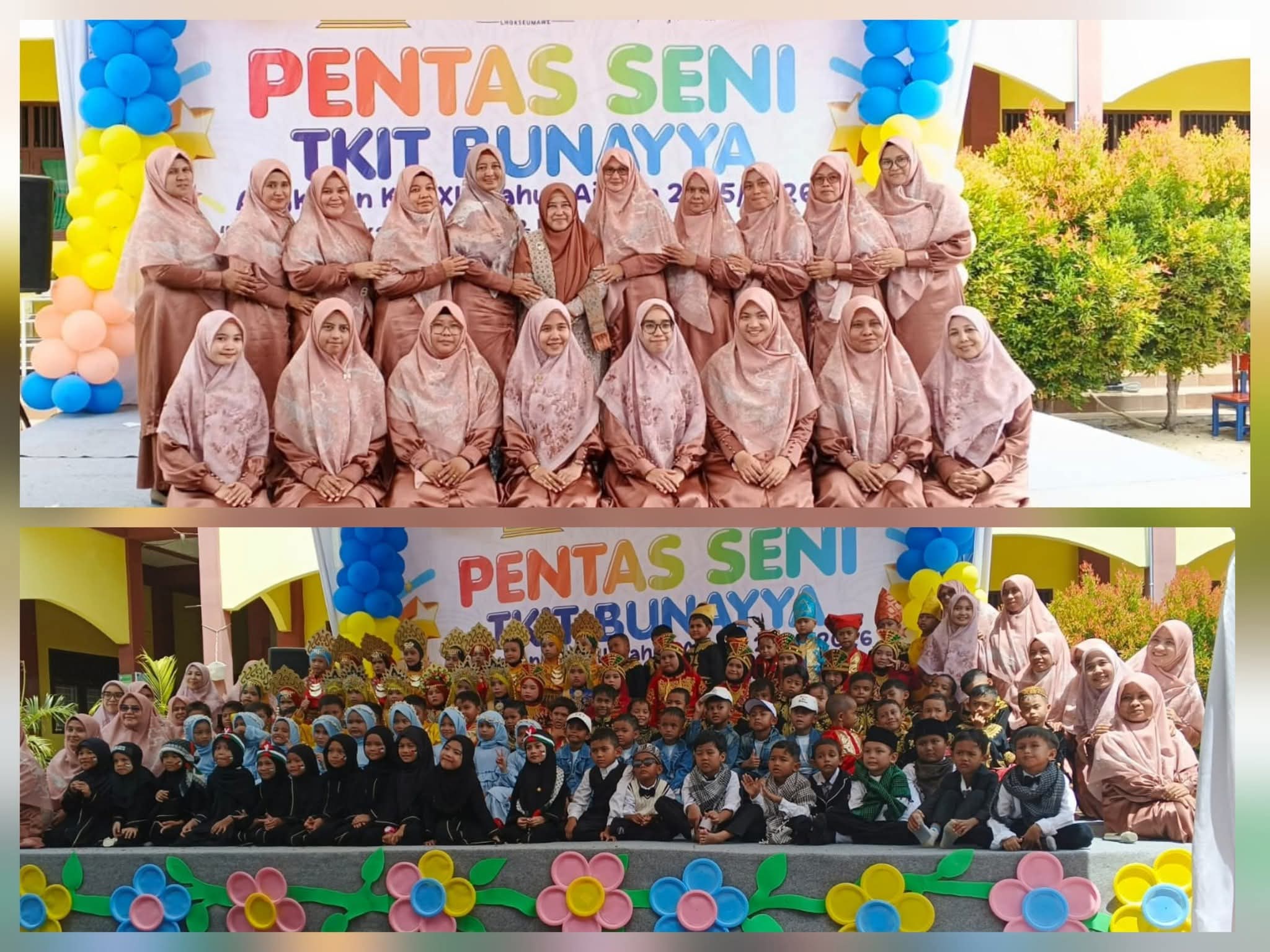 TKIT Bunayya Lhokseumawe Lepas 98 Lulusan Melalui Pentas Seni Bertema Budaya dan Cita-cita